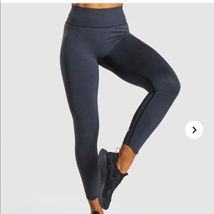 GYMSHARK studio leggings-Black Wash-Small